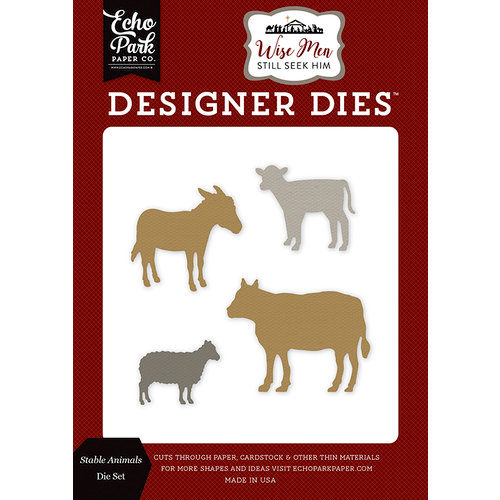 Echo Park - Wise Men Still Seek Him Collection - Christmas - Designer Dies - Stable Animals