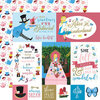 Echo Park - Alice In Wonderland No. 2 Collection - 12 x 12 Double Sided Paper - Multi Journaling Cards
