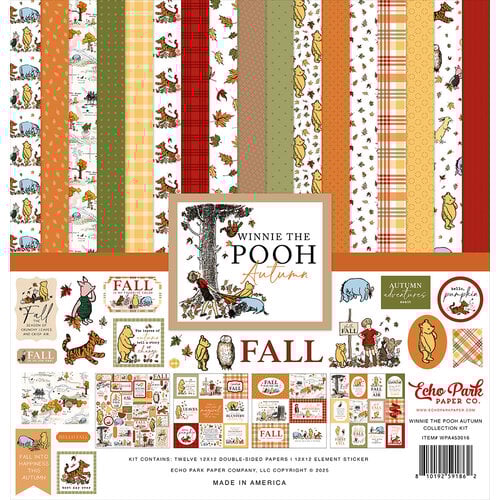 Echo Park - Winnie The Pooh Autumn Collection - 12 x 12 Collection Kit