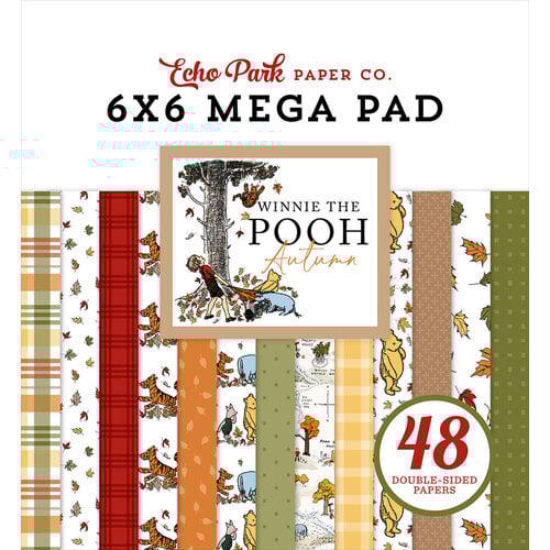 Echo Park - Winnie The Pooh Autumn Collection - 6 x 6 Mega Paper Pad