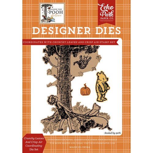 Echo Park - Winnie The Pooh Autumn Collection - Designer Dies - Crunchy Leaves And Crisp Air