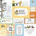 Echo Park - Winnie The Pooh Baby Collection - 12 x 12 Double Sided Paper - Multi Journaling Cards