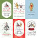 Echo Park - Winnie The Pooh Christmas Collection - 12 x 12 Double Sided Paper - 4 x 6 Journaling Cards