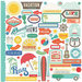 Echo Park - Walking On Sunshine Collection - 12 x 12 Cardstock Stickers - Elements