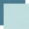 Echo Park - Wintertime Collection - 12 x 12 Double Sided Paper - Blizzard Blue and Icicle Blue