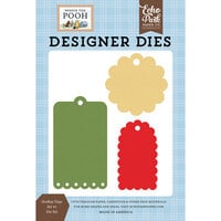 Echo Park - Winnie The Pooh Collection - Designer Dies - Scallop Tags Set 1