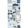 Echo Park - Winter Collection - Chipboard Embellishments - Accents