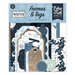 Echo Park - Winter Collection - Ephemera - Frames and Tags