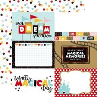 Echo Park - Wish Upon A Star 02 Collection - 12 x 12 Double Sided Paper - 6 x 4 Journaling Cards