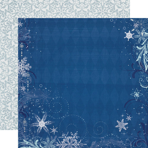 Echo Park - Winter Wishes Collection - 12 x 12 Double Sided Paper - Blizzard