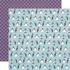 Echo Park - Winter Wishes Collection - 12 x 12 Double Sided Paper - Playful Penguins