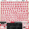 Echo Park - Yours Truly Collection - 12 x 12 Cardstock Stickers - Alphabet