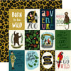 Echo Park - Animal Safari Collection - 12 x 12 Double Sided Paper - 3 x 4 Journaling Cards