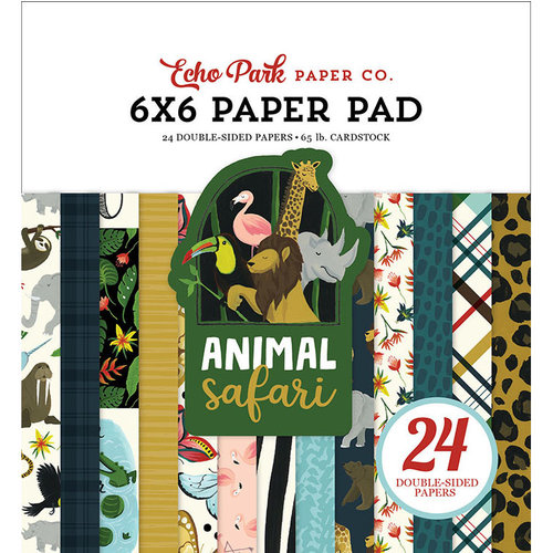 Echo Park - Animal Safari Collection - 6 x 6 Paper Pad