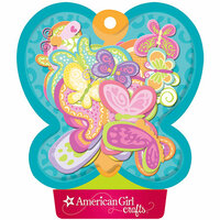 EK Success - American Girl Crafts - Chipboard Stickers with Foil Accents - Brilliant Butterflies, CLEARANCE
