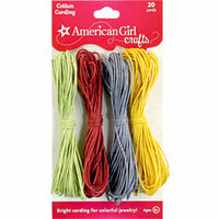 EK Success - American Girl Crafts - Colored Cotton Cording
