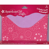 EK Success - American Girl Crafts - Cards and Envelopes - Warm