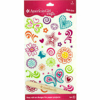 EK Success - American Girl Crafts - Rub Ons - Doodles