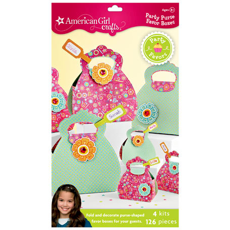 EK Success - American Girl Crafts - Party Collection - Purse Favor Boxes
