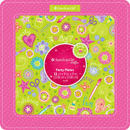 EK Success - American Girl Crafts - Party Collection - Dinner Plates