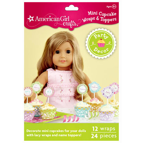 EK Success - American Girl Crafts - Party Collection - Mini Cupcake Wrappers and Picks