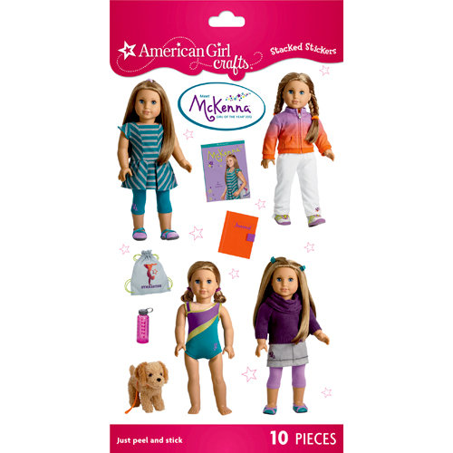 EK Success - American Girl Crafts - Stacked Stickers - 2012 Girl of the Year