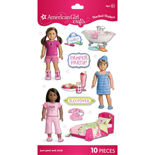 EK Success - American Girl Crafts - Stacked Stickers - My American Girl Doll Spa