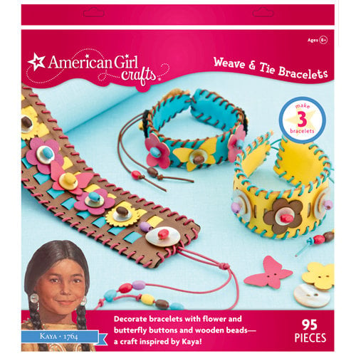 EK Success - American Girl Crafts - Weave and Tie Bracelets Kit