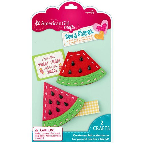 EK Success - American Girl Crafts - Sew and Shares Collection - Fabric Craft Kit - Watermelons