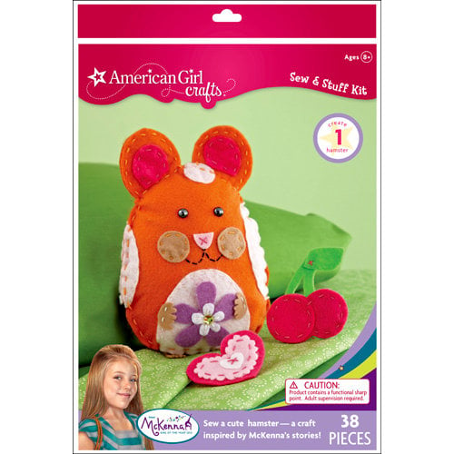 EK Success - American Girl Crafts - Sew and Stuff Kit - Hamster