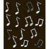 EK Success - Jolee's Boutique - All That Bling Collection - 3 Dimensional Stickers - Music Notes