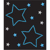 EK Success - Jolee's Boutique - All That Bling Collection - 3 Dimensional Stickers - Blue Stars