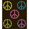 EK Success - Jolee's Boutique - All That Bling Collection - 3 Dimensional Stickers - Peace Signs, CLEARANCE