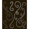 EK Success - Jolee's Boutique - All That Bling Collection - 3 Dimensional Stickers - Silver Flourishes
