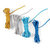 EK Success - Jolee&#039;s Boutique - Fabric Cord - Silver and Blue