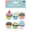EK Success - Jolee's Boutique - 3 Dimensional Stickers - Vellum Cupcakes
