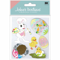 EK Success - Jolee's Boutique - 3 Dimensional Stickers - Bunny Artist, CLEARANCE