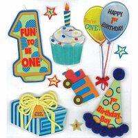 EK Success - Jolee's Boutique - 3 Dimensional Stickers - 1st Birthday Boy