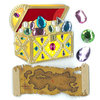 EK Success - Jolee's Boutique - Parcel Refresh Collection - 3 Dimensional Stickers with Foil and Gem Accents - Treasure Chest