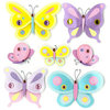 EK Success - Jolee's Boutique - 3 Dimensional Stickers with Gem and Glitter Accents - Spring Butterflies