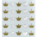 EK Success - Jolee's Boutique - Parcel Refresh Collection - 3 Dimensional Stickers with Foil and Gem Accents - Mini Crown Repeats