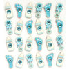 EK Success - Jolee's Boutique - 3 Dimensional Stickers with Gem and Glitter Accents - Baby Boy Icons Repeats