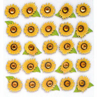EK Success - Jolee's Boutique - 3 Dimensional Stickers with Gem and Glitter Accents - Sunflower Repeats