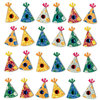 EK Success - Jolee's Boutique - 3 Dimensional Stickers with Gem and Glitter Accents - Party Hats Repeats