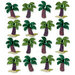 EK Success - Jolee's Boutique - 3 Dimensional Stickers with Gem and Glitter Accents - Palm Tree Repeats
