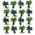EK Success - Jolee&#039;s Boutique - 3 Dimensional Stickers with Gem and Glitter Accents - Palm Tree Repeats