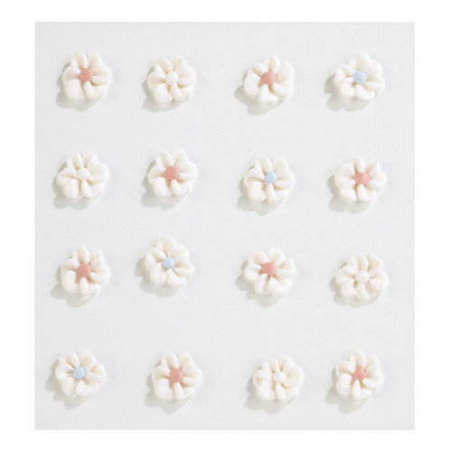EK Success - Jolee's Boutique - Confections Collection - 3 Dimensional Stickers - Mini White Dots Icing Flowers