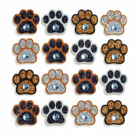EK Success - Jolee's Boutique - 3 Dimensional Stickers with Gem and Glitter Accents - Paw Print Repeats