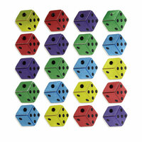 EK Success - Jolee's Boutique - 3 Dimensional Stickers with Foil and Gem Accents - Dice Repeats