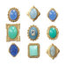 EK Success - Jolee's Boutique - French General Collection - Jewels - Layered Metal